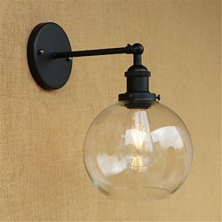 40W E26/E27 Country Retro Painting Feature for Mini Style Bulb Included Eye Protection Ambient Light Wall Sconces