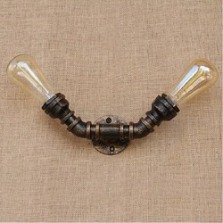 40W E27 BG806-2 Nostalgia Simple Water Pipe Decorative Small Wall Lamp Wall Light