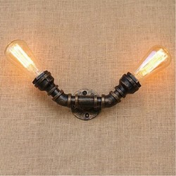 40W E27 BG806-2 Nostalgia Simple Water Pipe Decorative Small Wall Lamp Wall Light