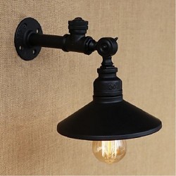 40W E27 Rustic/Lodge Painting Feature for Bulb Included,Ambient Light Wall Sconces Wall Light