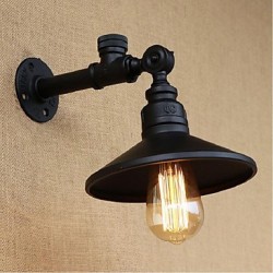 40W E27 Rustic/Lodge Painting Feature for Bulb Included,Ambient Light Wall Sconces Wall Light