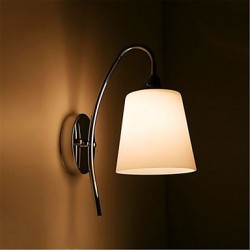 Modern Minimalist Glass Bedside Aisle Hotel Room Wall Lamp