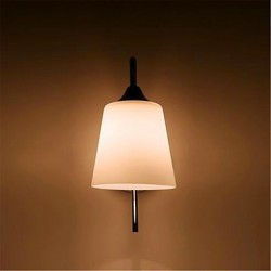 Modern Minimalist Glass Bedside Aisle Hotel Room Wall Lamp