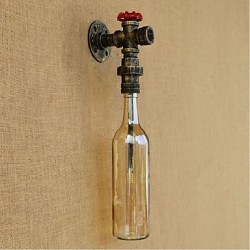 3W E27 Amber Water Wall Lamp With Switch Wall Light