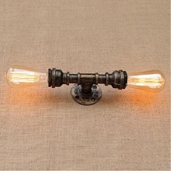 40W E27 BG8011 Nostalgia Simple Water Pipe Decorative Small Wall Lamp Wall Light