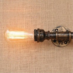 40W E27 BG8011 Nostalgia Simple Water Pipe Decorative Small Wall Lamp Wall Light