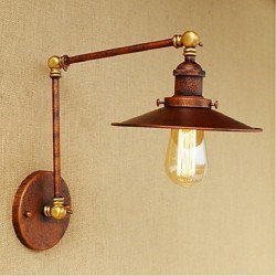 40W E27 Long-arm Half-rusty Industrial Retro Nostalgic Retractable Folding Wall Sconces Wall Light