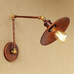 40W E27 Long-arm Half-rusty Industrial Retro Nostalgic Retractable Folding Wall Sconces Wall Light