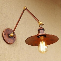 40W E27 Long-arm Half-rusty Industrial Retro Nostalgic Retractable Folding Wall Sconces Wall Light