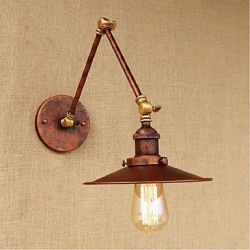 40W E27 Long-arm Half-rusty Industrial Retro Nostalgic Retractable Folding Wall Sconces Wall Light