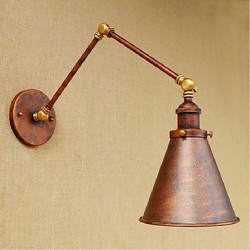 40W E27 Long-arm Half-rust Retro Creative Nostalgic Retractable Folding Wall Sconces Wall Light