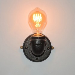 Simple Retro Industrial Iron Pipe Decorative wall lamp Wall Fixture