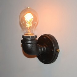 Simple Retro Industrial Iron Pipe Decorative wall lamp Wall Fixture
