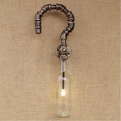 3W E27 BGB011 LED Retro American Village Creative Industry Wind Designer Water Bottle Wall Lamp Wall Light