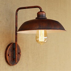 40W E26/E27 Creative Retro Modern Popular Modern Bedroom Bedside Hotel Simple Iron Lamp