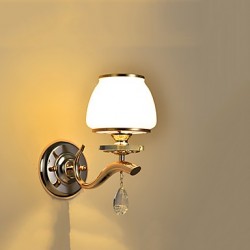 40W E14 Modern/Contemporary Electroplated Feature for Crystal,Ambient Light Wall Sconces Wall Light