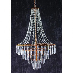 40W Modern/Contemporary / Traditional/Classic / Rustic/Lodge / Retro / Lantern / Country Crystal Antique Brass Metal ChandeliersLiving