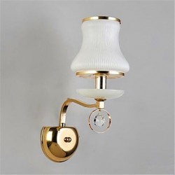 5 E14 Modern/Contemporary Electroplated Feature for Crystal LED Mini Style Eye Protection Ambient Light LED Wall Lights