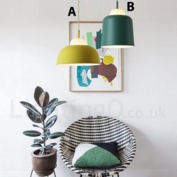 Modern Contemporary Multi Colours Macaron Steel Pendant Light