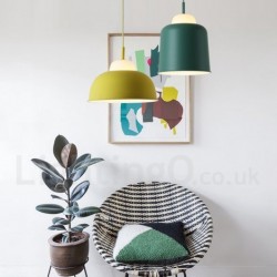 Modern Contemporary Multi Colours Macaron Steel Pendant Light