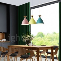 11" Wide Multi Colours Macaron Modern Contemporary Lighting Pendant Light