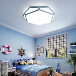 17" Wide Modern Contemporary Multi Colours Macaron Lighting Ceiling Light