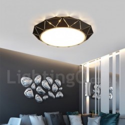 19" Wide Multi Colours Macaron Modern Contemporary Steel Lighting Ceiling Light