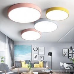 16" Wide Ultra-thin Multi Colours Modern Contemporary Lighting Children's Room Ceiling Light