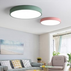 16" Wide Ultra-thin Multi Colours Modern Contemporary Lighting Children's Room Ceiling Light