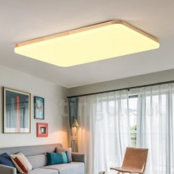 Rectangle Ultra-thin Wood Acrylic Ceiling Lamp
