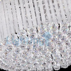 Modern Classic Downlight Electroplated Chandelier Crystal Rain Drop Light