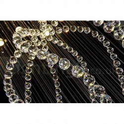 Ball Modern Classic Downlight Electroplated Chandelier Crystal Rain Drop Light