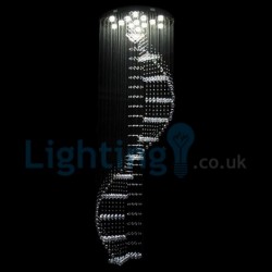 13 Light 2 Meters Modern Classic Downlight Electroplated Chandelier Crystal Rain Drop Light