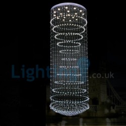 Modern Classic Downlight Electroplated Chandelier Crystal Rain Drop Light