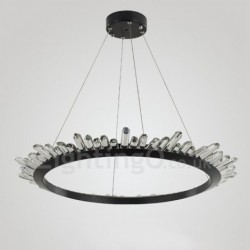 Modern Ring Shape Crystal Pendant Lights