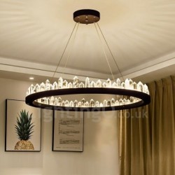 Crystal Pendant Lights Fashion Exquisite Circle Design