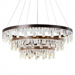 Modern Circle Design Crystal Pendant Lights