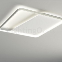 Modern Minimalist Ultra-thin 5cm Aluminum Square Flush Mount Ceiling Lights
