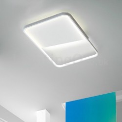 Modern Minimalist Ultra-thin 5cm Aluminum Rectangle Flush Mount Ceiling Lights