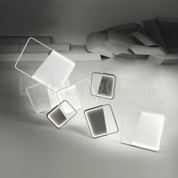 Modern Minimalist Ultra-thin 5cm Aluminum Rectangle Flush Mount Ceiling Lights