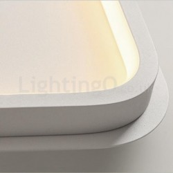 Modern Minimalist Ultra-thin 5cm Aluminum Rectangle Flush Mount Ceiling Lights