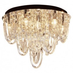 Luxury Crystal Flush Mount Ceiling Lamp Post Modern Lamp