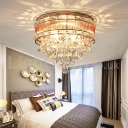 This Year Modern Fashion Crystal Flush Mount Ceiling Lights