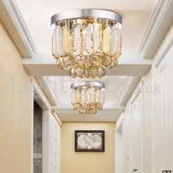 Modern Crystal Flush Mount Ceiling Lights