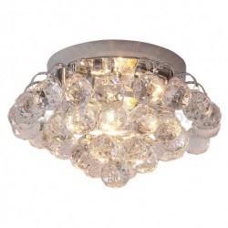 Contemporary 12 Inch / 22 Inch Round Crystal Flush Mount Ceiling Lights