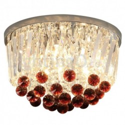 Contemporary Round Flush Mount Crystal Ceiling LightsChildren's Room