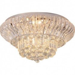 Contemporary/Modern 15 Inch / 23 Inch Round Flush Mount Crystal Ceiling Lights