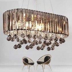 Affordable Luxury Rectangular Crystal Chandelier