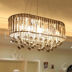 Affordable Luxury Rectangular Crystal Chandelier