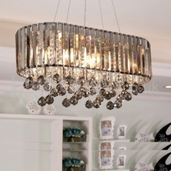 Affordable Luxury Rectangular Crystal Chandelier